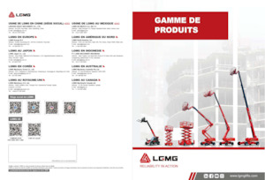 Plataformas articuladas de ruedas LGMG  A09JE-2