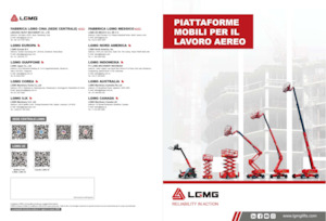 Plataformas articuladas de ruedas LGMG  A09JE-2