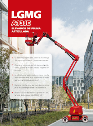 Plataformas articuladas de ruedas LGMG  A13JE-LI