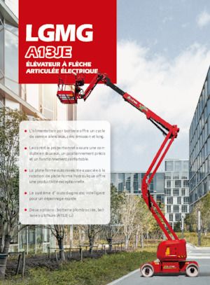 Plataformas articuladas de ruedas LGMG  A13JE-LI