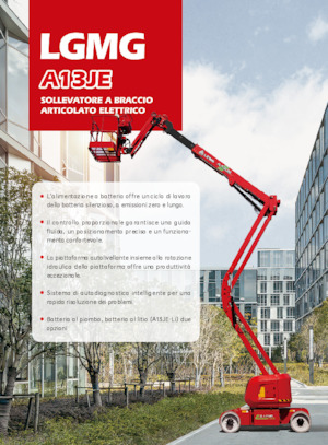 Plataformas articuladas de ruedas LGMG  A13JE-LI