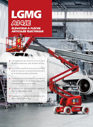 Plataformas articuladas de ruedas LGMG  A14JE