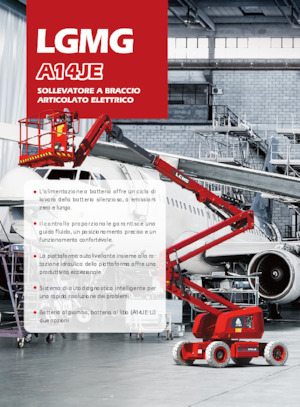 Plataformas articuladas de ruedas LGMG  A14JE