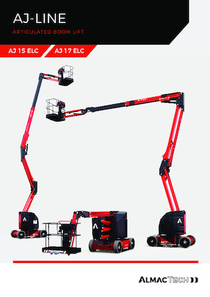 Plataformas articuladas de ruedas Almac AJ 15 ELC