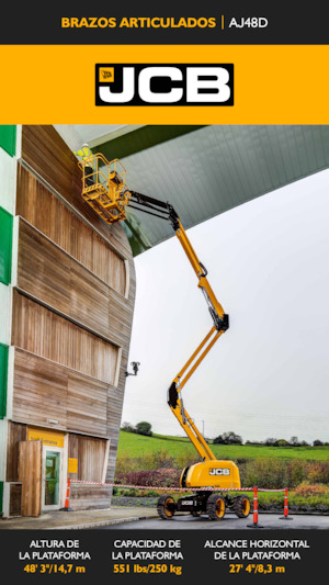 Plataformas articuladas de ruedas JCB AJ48D