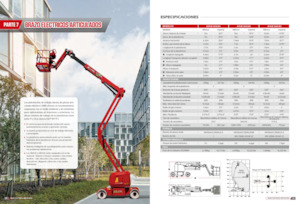 Plataformas articuladas de ruedas LGMG  AR11J