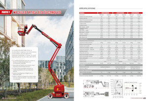 Plataformas articuladas de ruedas LGMG  AR24JE