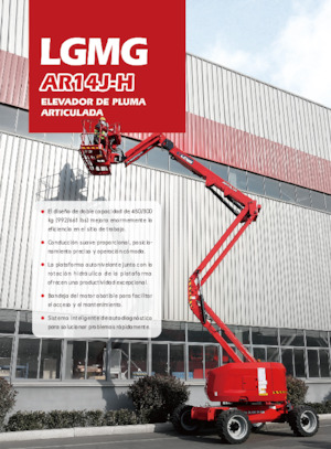 Plataformas articuladas de ruedas LGMG  AR14J-H