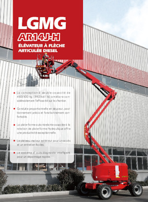 Plataformas articuladas de ruedas LGMG  AR14J-H