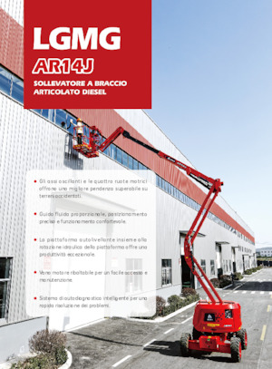 Plataformas articuladas de ruedas LGMG  AR14J