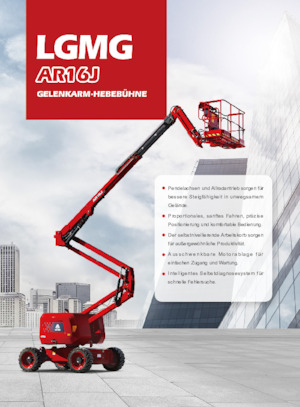 Plataformas articuladas de ruedas LGMG  AR16J