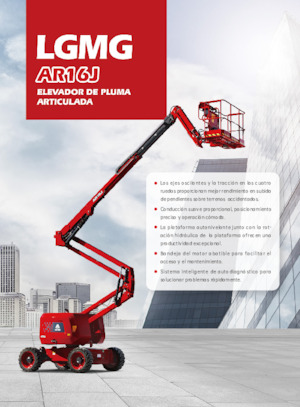 Plataformas articuladas de ruedas LGMG  AR16J