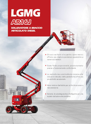 Plataformas articuladas de ruedas LGMG  AR16J