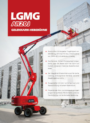 Plataformas articuladas de ruedas LGMG  AR20J