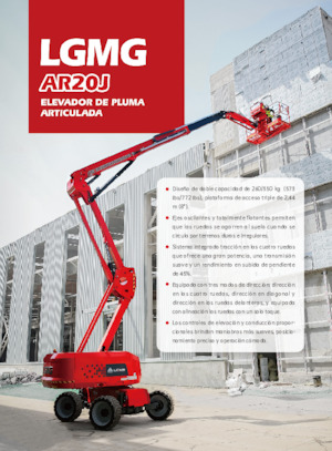 Plataformas articuladas de ruedas LGMG  AR20J