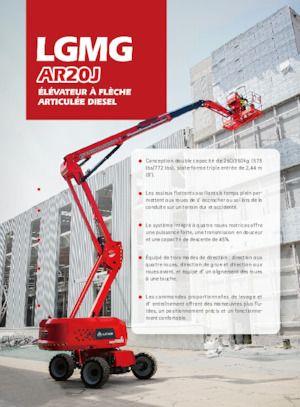 Plataformas articuladas de ruedas LGMG  AR20J