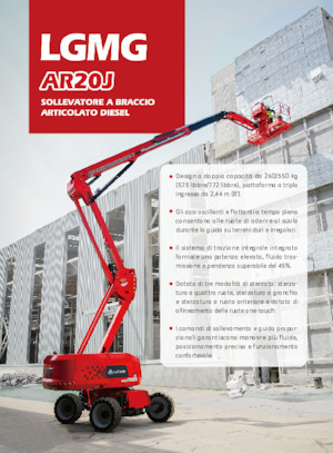 Plataformas articuladas de ruedas LGMG  AR20J