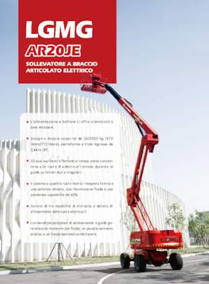 Plataformas articuladas de ruedas LGMG  AR20JE