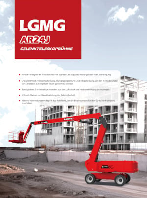 Plataformas articuladas de ruedas LGMG  AR24J 