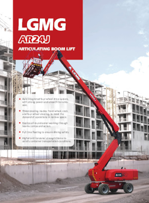 Plataformas articuladas de ruedas LGMG  AR24J 