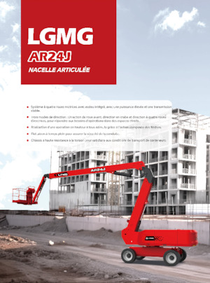 Plataformas articuladas de ruedas LGMG  AR24J 