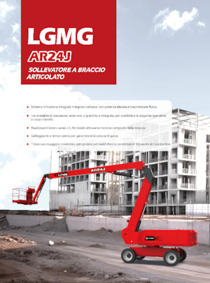 Plataformas articuladas de ruedas LGMG  AR24J 