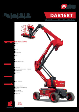 Plataformas articuladas de ruedas MAGNI DAB16RT
