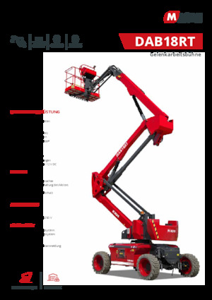 Plataformas articuladas de ruedas MAGNI DAB18RT