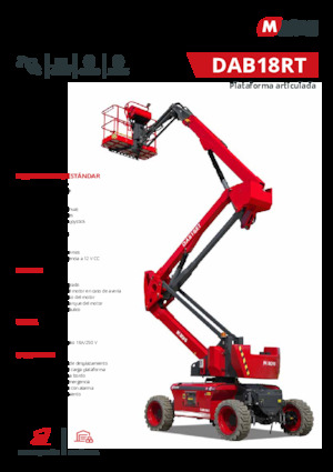 Plataformas articuladas de ruedas MAGNI DAB18RT