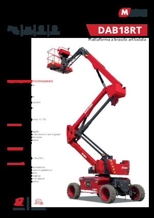 Plataformas articuladas de ruedas MAGNI DAB18RT