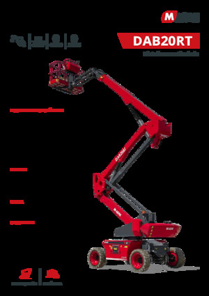 Plataformas articuladas de ruedas MAGNI DAB20RT