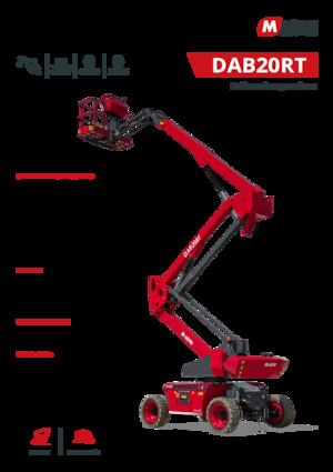 Plataformas articuladas de ruedas MAGNI DAB20RT