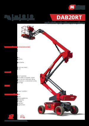 Plataformas articuladas de ruedas MAGNI DAB20RT