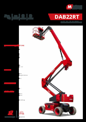 Plataformas articuladas de ruedas MAGNI DAB22RT