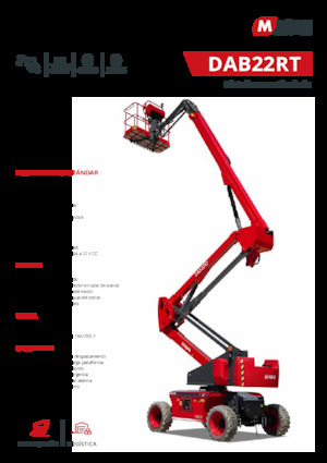 Plataformas articuladas de ruedas MAGNI DAB22RT