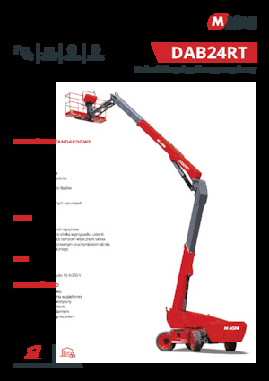 Plataformas articuladas de ruedas MAGNI DAB24RT