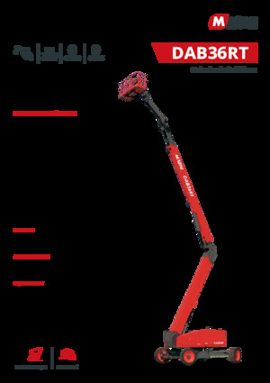 Plataformas articuladas de ruedas MAGNI DAB36RT