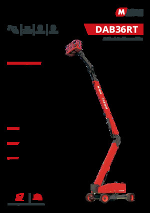 Plataformas articuladas de ruedas MAGNI DAB36RT