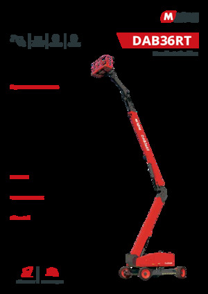 Plataformas articuladas de ruedas MAGNI DAB36RT