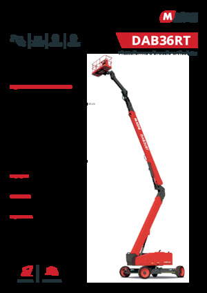 Plataformas articuladas de ruedas MAGNI DAB36RT