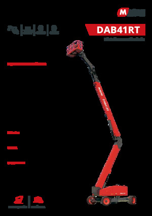 Plataformas articuladas de ruedas MAGNI DAB41RT