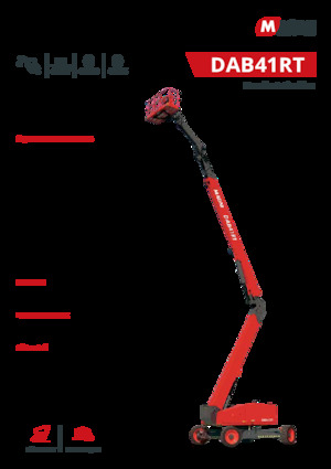 Plataformas articuladas de ruedas MAGNI DAB41RT
