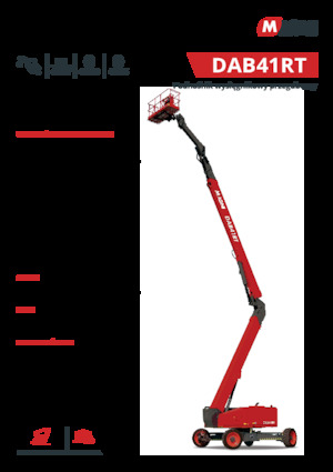 Plataformas articuladas de ruedas MAGNI DAB41RT