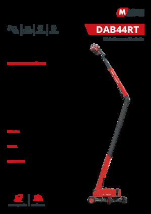 Plataformas articuladas de ruedas MAGNI DAB44RT