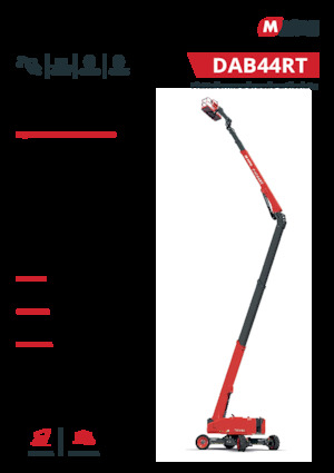 Plataformas articuladas de ruedas MAGNI DAB44RT