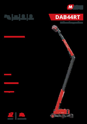 Plataformas articuladas de ruedas MAGNI DAB44RT