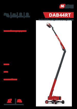 Plataformas articuladas de ruedas MAGNI DAB44RT