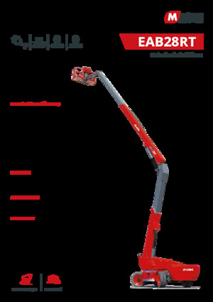 Plataformas articuladas de ruedas MAGNI EAB28RT 