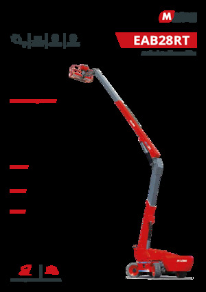 Plataformas articuladas de ruedas MAGNI EAB28RT 