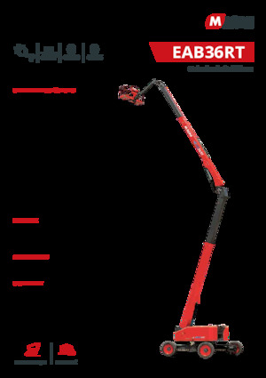 Plataformas articuladas de ruedas MAGNI EAB36RT